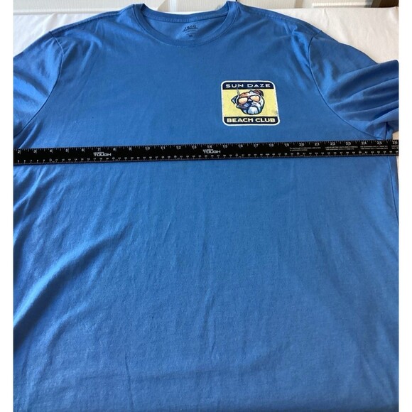 Izod T-Shirt Men's Size 2XL Big Men's Color Blue Saltwater Graphic - Picture 5 of 6